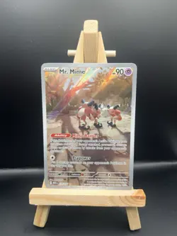 Pokemon Card Mr. Mime 179/165 Scarlet & Violet 151 Illustration Rare Near Mint - Image 3