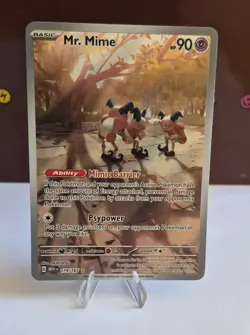 Pokemon Card Mr. Mime 179/165 Illustration Rare Scarlet & Violet 151 Near Mint - Image 1
