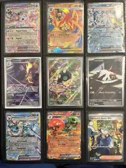 9 Pokemon Card Lot - Illustration Rares / EX - Larvesta, Shroodle, Sylveon ex NM - Image 1