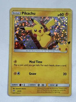 Pokemon Pikachu 25/25 McDonald's 25th Anniversary Holo Basic Promo Chase Card - Image 1