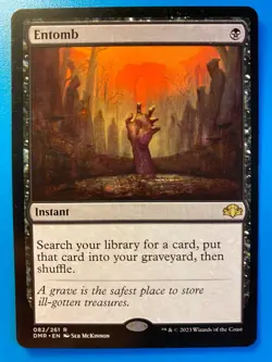 MTG 1x Entomb # 82 Dominaria Remastered Legacy Magic the Gathering Card x1 NM - Image 1