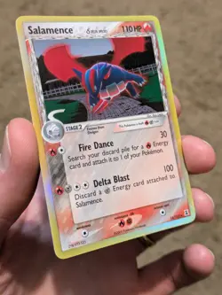 Pokemon TCG Salamence Delta Species Holo Rare Card 14/113 Very LP - Image 2