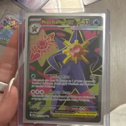 Pokemon TCG Mega Starmie EX POR 2023 Holo Card Lot 2 English - Image 4