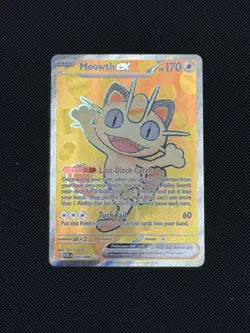 Pokemon Perfect Order MEOWTH EX 107/088 Full Art Ultra Rare Card MINT-NM - Image 1