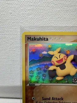 Makuhita 75/113 Reverse Holo Ex Delta Species Pokemon Card LP - Image 2