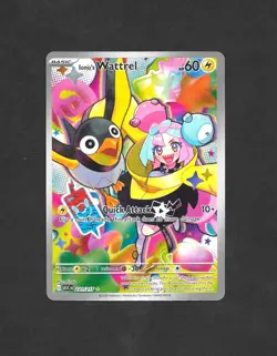Ionos Wattrel 231/217 - Ascended Heroes Illustration Rare Holo Pokemon Card NM - Image 1