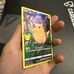 Pokemon TCG Pikachu Holographic Card 5/25 Celebrations Series - Image 2