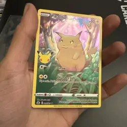 Pokemon TCG Pikachu Holographic Card 5/25 Celebrations Series - Image 5