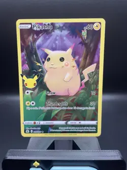 Pikachu Card 5/25 Celebrations Holo Pokemon TCG A - Image 1