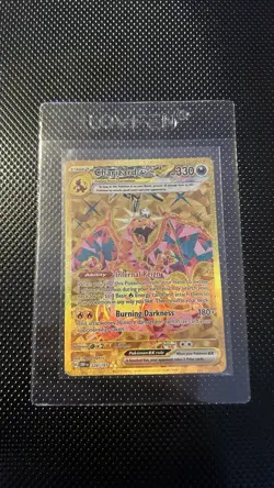 Charizard ex 228/197 Obsidian Flames Full Art Gold Secret Rare Pokemon Card New - Image 1