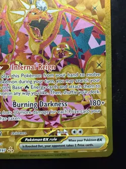 Pokemon Charizard ex 228/197 Gold Full Art Hyper Rare Obsidian Flames (NM) - Image 5