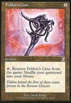 Feldon's Cane - Medium Play MTG Time Spiral Time Shifted - Image 1