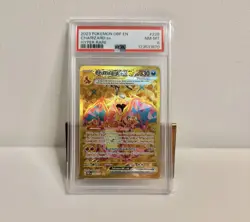 Pokemon Obsidian Flames Hyper Rare Holo Charizard EX Gold Card 228/197 (PSA 8) - Image 1