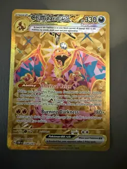 Pokemon TCG Charizard EX Sv03: Obsidian Flames Hyper Rare Card 228/197 - Image 1