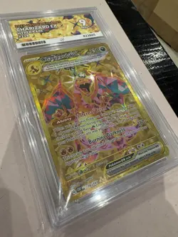Pokemon TCG Charizard EX Obsidian Flames Ace 9 Card 228/197 3x10 Sub Grades - Image 5