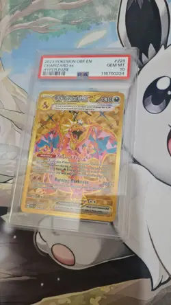 PSA 10 Charizard ex Hyper Rare #228/197 Obsidian Flames GEM MINT Pokemon Card - Image 1