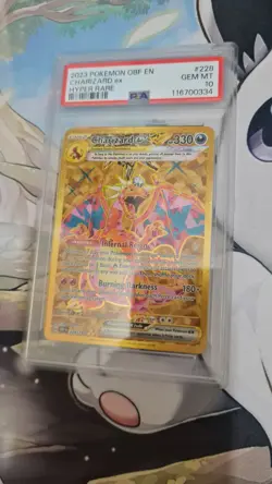 PSA 10 Charizard ex Hyper Rare #228/197 Obsidian Flames GEM MINT Pokemon Card - Image 2