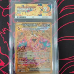Pokemon TCG Charizard EX Obsidian Flames Ace 9 Card 228/197 - Image 1