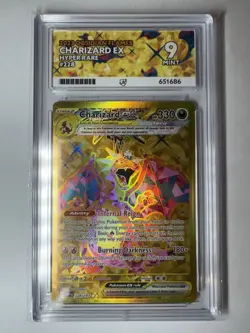 Pokemon TCG Charizard EX Obsidian Flames Hyper Rare Card 228/197 Ace 9 Mint - Image 1