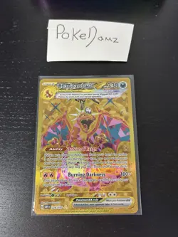 Pokemon TCG Charizard EX Sv03: Obsidian Flames Holo Card 228/197 - Image 1