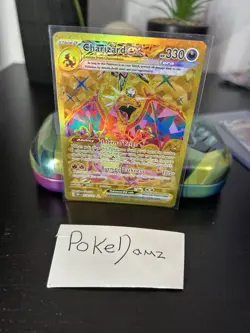 Pokemon TCG Charizard EX Sv03: Obsidian Flames Holo Card 228/197 - Image 3