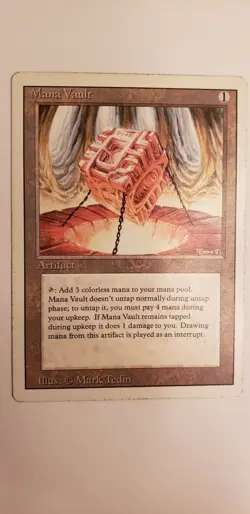 Mana Vault Mtg - English - Magic The Gathering - Revised Edition (3rd Edition) - Image 1