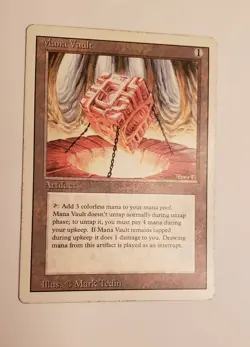 Mana Vault Mtg - English - Magic The Gathering - Revised Edition (3rd Edition) - Image 2