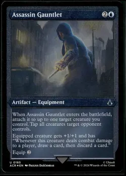 Assassin Gauntlet - 185 Foil etched Foil MTG ACR - Image 1