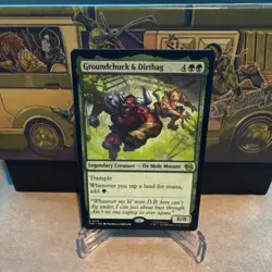 Magic the gathering: TMNT “Ground-chuck & Dirtbag” Legendary # 0115 (English). - Image 1