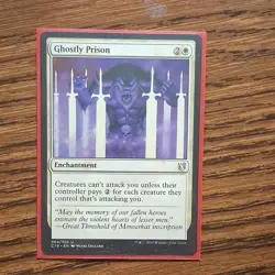 Wizards of the Coast Ghostly Prison Enchantment Commander 2019 Uncommon White M… - Image 1