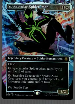 Spectacular Spider-Man (0238) (Borderless) (Textured Foil)Marvel's Spider-Man-NM - Image 1