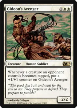 Gideon's Avenger - Light Play MTG Magic 2012 Core Set - Image 1