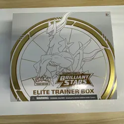Pokemon TCGbBrilliant Stars ETB No Packs W/accessories Dice & Sleeves - Image 1