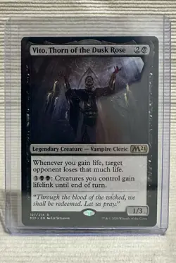 MTG - Vito, Thorn of the Dusk Rose (M21) - Image 1