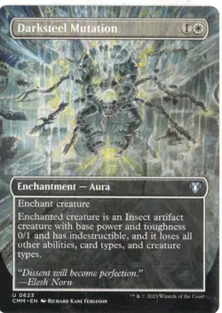 MTG COMMANDER MASTERS BORDERLESS DARKSTEEL MUTATION - Image 1