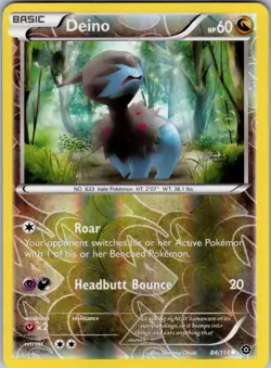 Deino 84/114 XY - Steam Siege Pokemon TCG LP-NM - Image 1