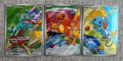 Pokemon TCG First Partner Illustration Collection Series 1 Kanto GEN 1 Set - Image 1