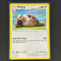 Slaking - 18/18 - Holo Rare - Detective Pikachu - Pokemon Card - VLP - Image 1