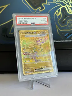 2024 POKEMON JPN SV8A-TERASTAL FEST EX ULTRA RARE #236 PIKACHU EX PSA 10 - Image 2