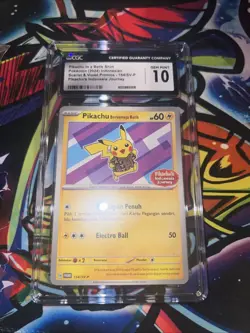 CGC 10 Pikachu in a Batik Shirt 154/SV-P Indonesian Promo Pokemon TCG - Image 1