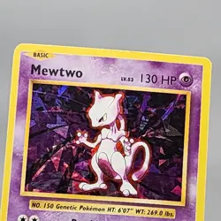 Pokemon Mewtwo 51/108 LP Cracked Ice Holo Rare Evolutions LP - Image 2
