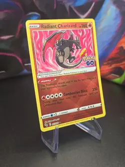 Pokemon TCG - Radiant Charizard 011/078 Pokemon Go - Ultra Rare Holo - NM - Image 3