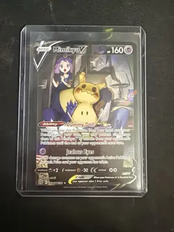 Mimikyu v TG16/TG30 Sword & Shield Brilliant Stars Holo Secret Rare Pokemon TCG - Image 1