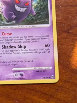 Pokemon TCG Gengar 16/99 Non Holo Pokemon Arceus - Image 4