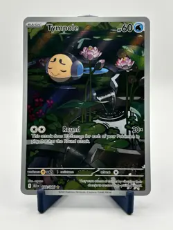 Pokemon TCG Tympole 103/086 Illustration Rare Holo English Sv: Black Bolt 2025 - Image 1