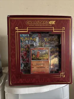 Sealed Pokemon TCG Charizard ex Super Premium Collection Box - 10 Booster Packs - Image 2