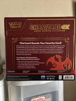 Sealed Pokemon TCG Charizard ex Super Premium Collection Box - 10 Booster Packs - Image 3