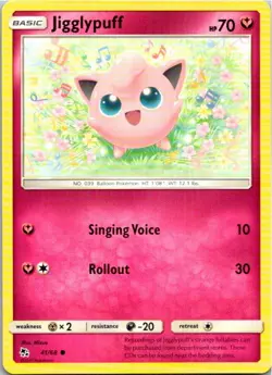 Jigglypuff #41/68 Pokemon Hidden Fates Near Mint or Better - Image 1
