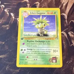 Pokemon TCG Erika's Exeggutor Gym Heroes 44/132 1st Edition Uncommon 2000 LV.31 - Image 1