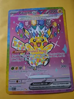 Pokemon TCG - ME03 Ascended Heros PINK Pikachu SIR ex 277/217 - Image 1